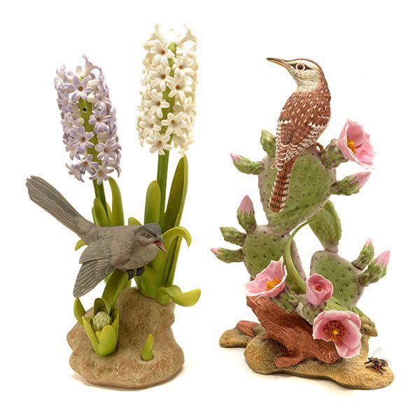 Two Boehm Bisque Figural Groups of Birds (1 of 10)