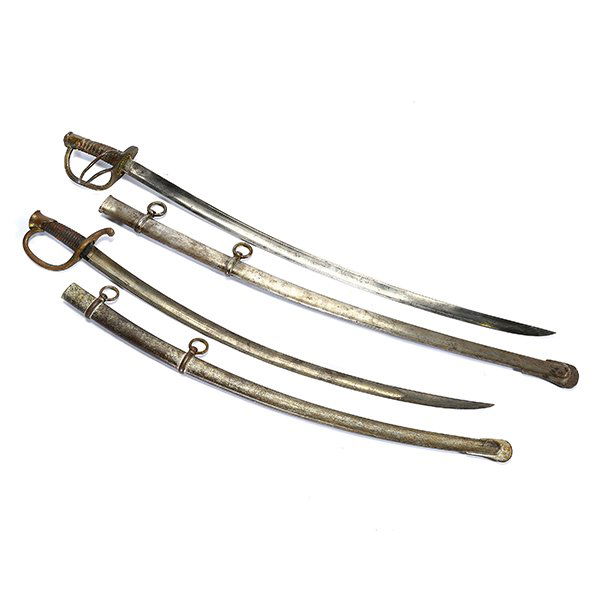 Two Civil War Swords with Scabbards (1 of 9)