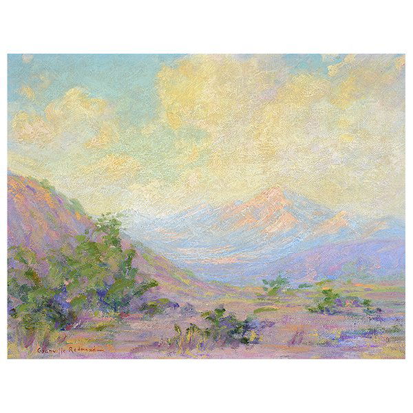 Granville Redmond "Mountain Desert Landscape" oil on (1 of 5)