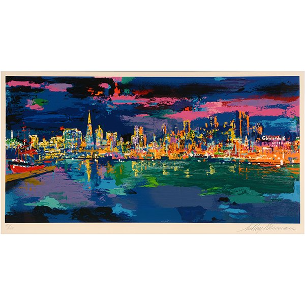 Leroy Neiman "City by the Bay" serigraph (1 of 10)
