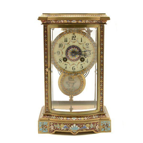 S, Marti & Co. Jewelled Champleve Enamel Gilt Bronze (1 of 10)