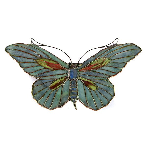 Tiffany Studios Filgree Butterfly Lamp Pendant (1 of 7)