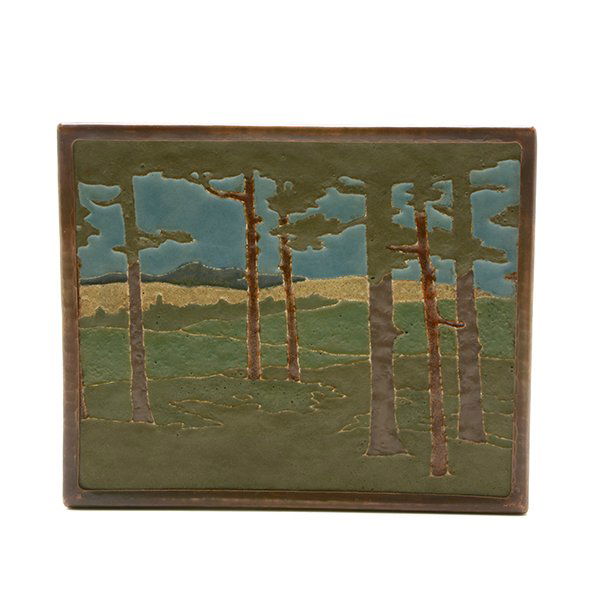 Chauncy R. Thomas, California Faience Pottery Tile (1 of 4)