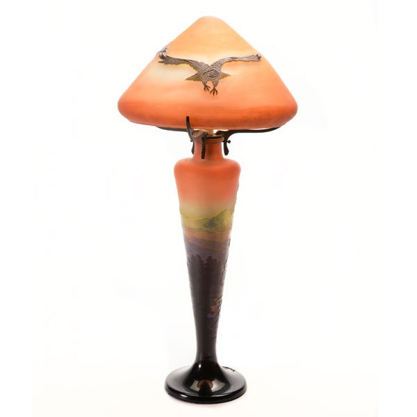 GallÃˆ Cameo Landscape Glass Lamp (1 of 6)