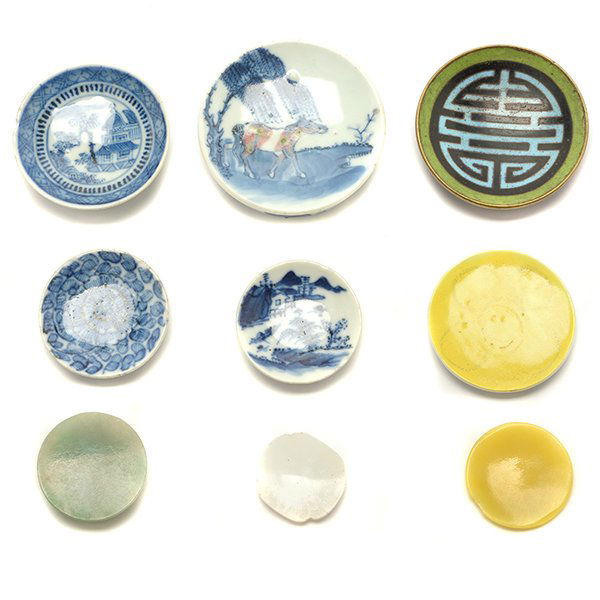 Nine Snuff Dishes, Late Qing Dynasty (1 of 10)