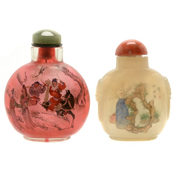 Two Inside-Painted Snuff Bottles*, Early 20th Century (1 of 10)