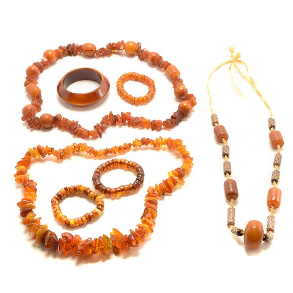 A Group of Amber Jewelry Items (1 of 10)