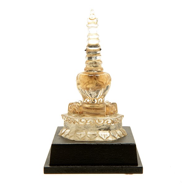 A Rock Crystal Stupa, 18th Century (1 of 7)