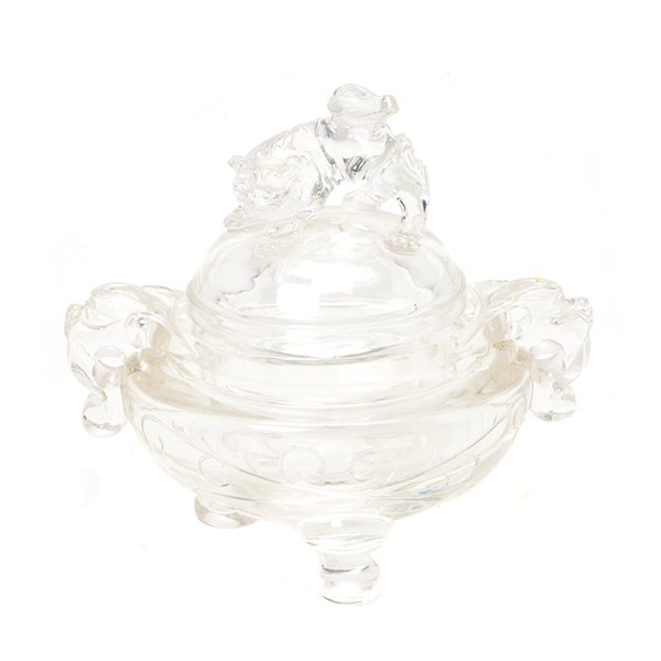 A Small Rock Crystal Tripod Censer, Republic Period (1 of 9)