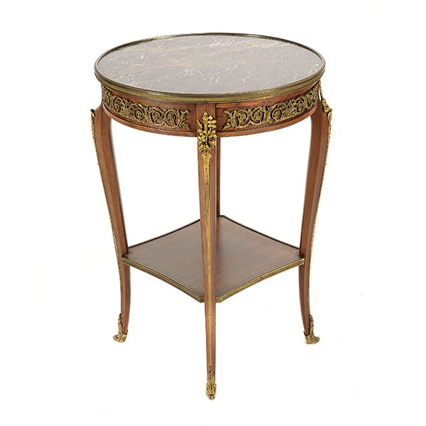 Louis XVI Style Green Marble Top Gueridon (1 of 5)