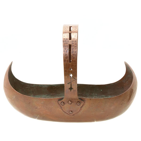 Arts & Crafts Dirk Van Erp Hammered Copper Basket (1 of 6)