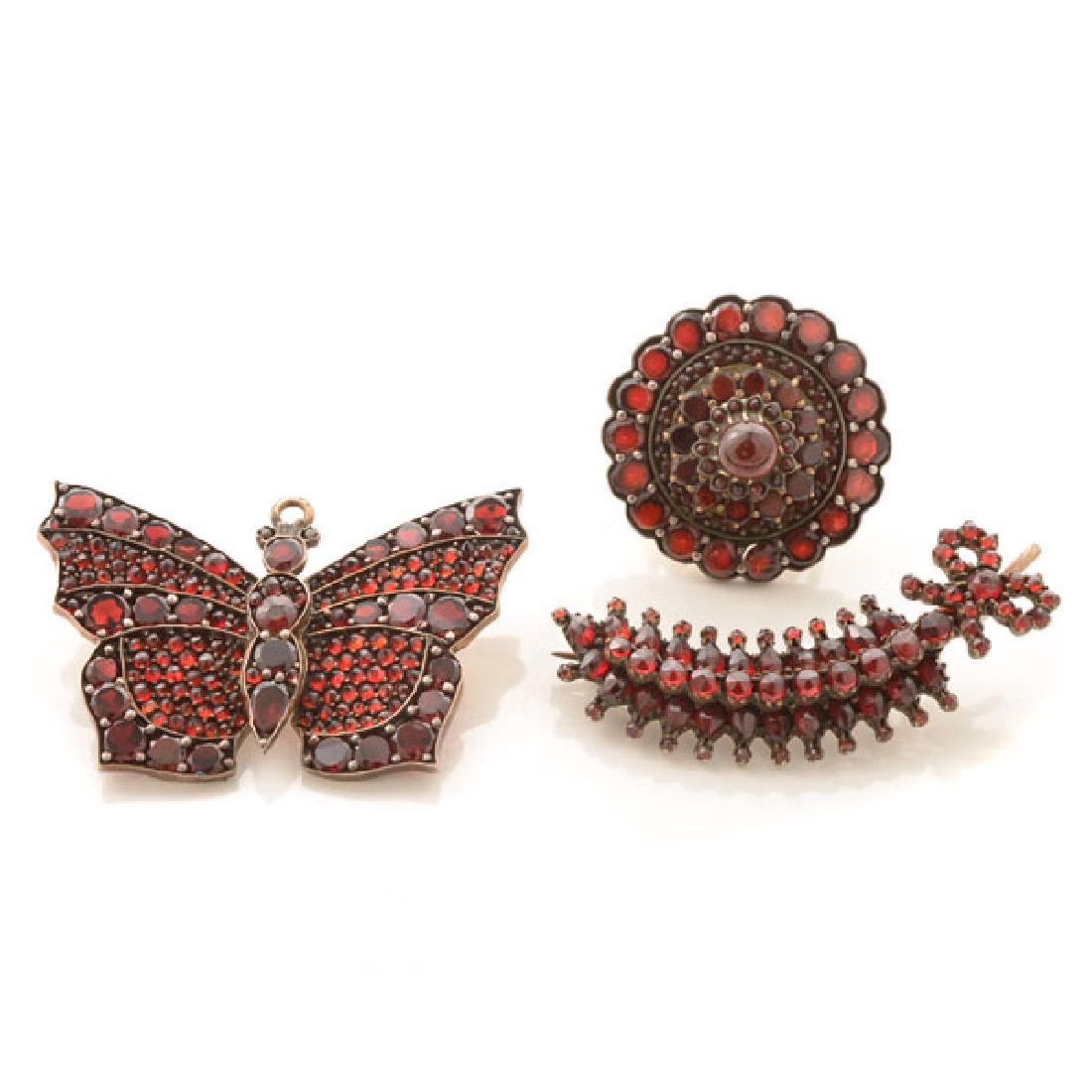 Collection of Bohemian Garnet, Metal, Yellow Gold (1 of 5)