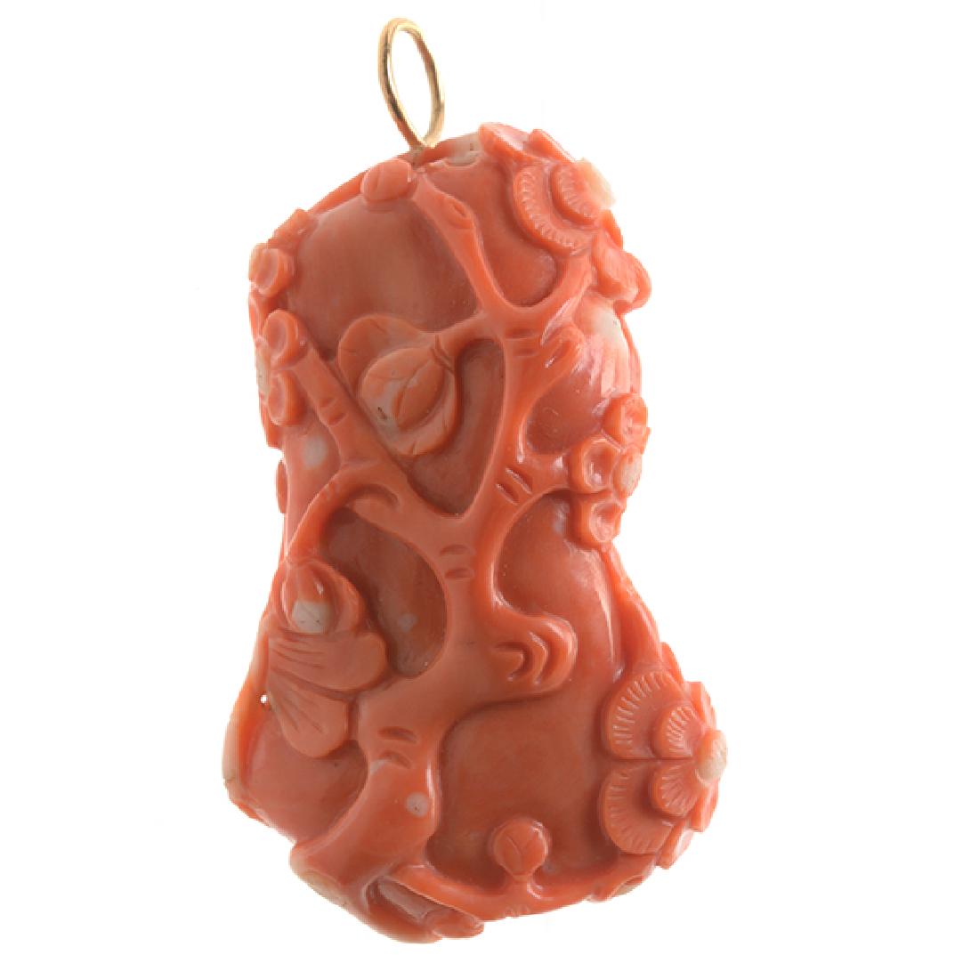 A Pink Coral Pednant*, 19th Century (1 of 7)