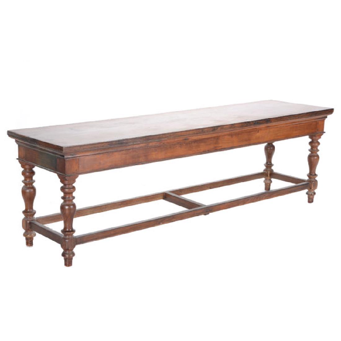 Renaissance Revival Ebonized Hardwood Refractory Table (1 of 4)