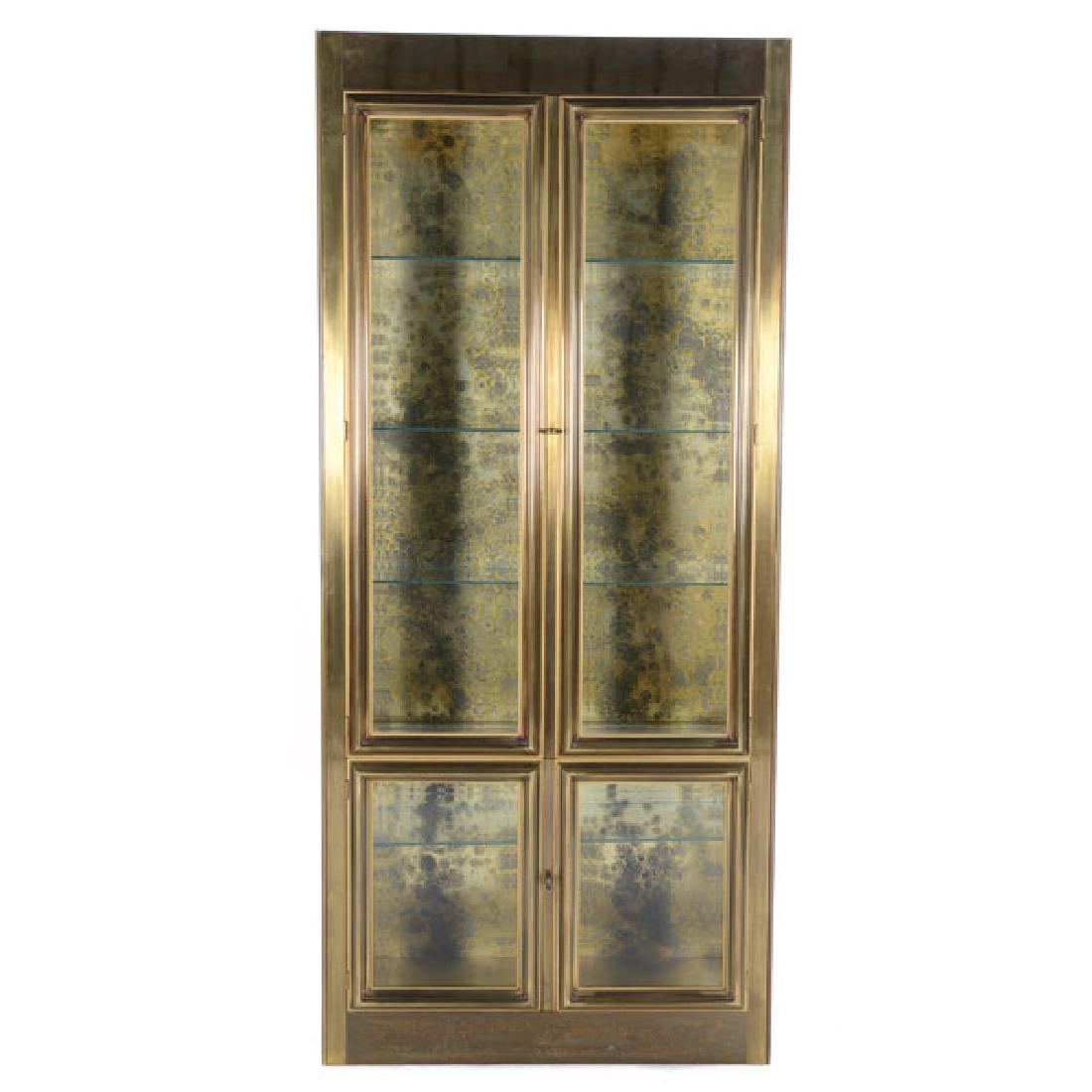 Master Craft Gilt Brass Display Cabinet (1 of 4)