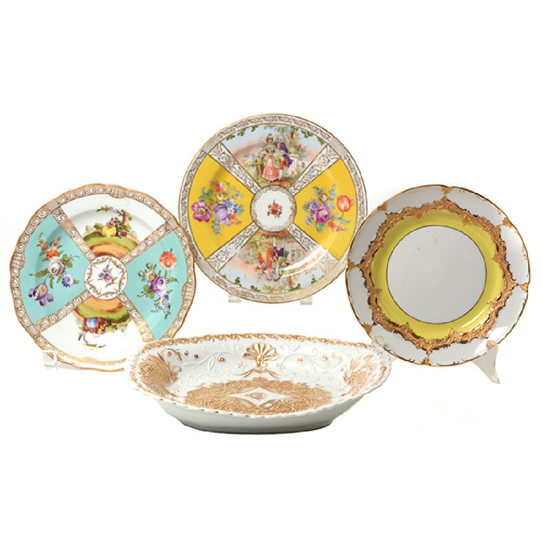 Suite of Eleven Meissen Dessert Plates, Ruffle Dish, (1 of 10)