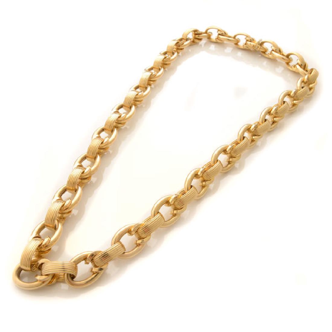 14k Yellow Gold Necklace. (1 of 4)