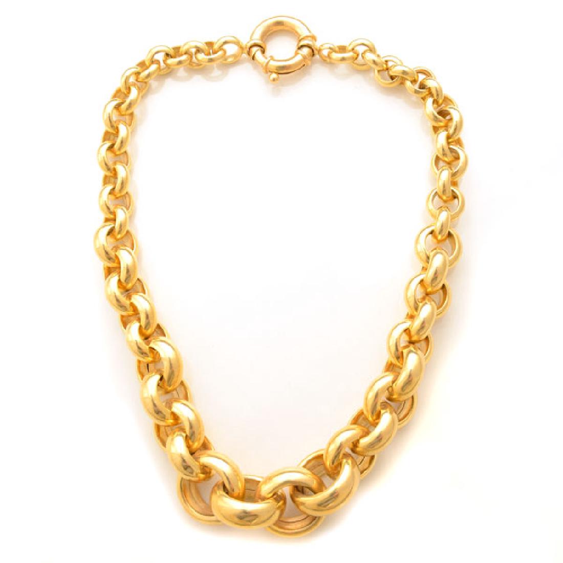 14k Yellow Gold Necklace. (1 of 4)