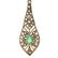 Pair of Victorian Emerald, Diamond, Silver-Topped, 14k - 2