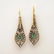 Pair of Victorian Emerald, Diamond, Silver-Topped, 14k - 4