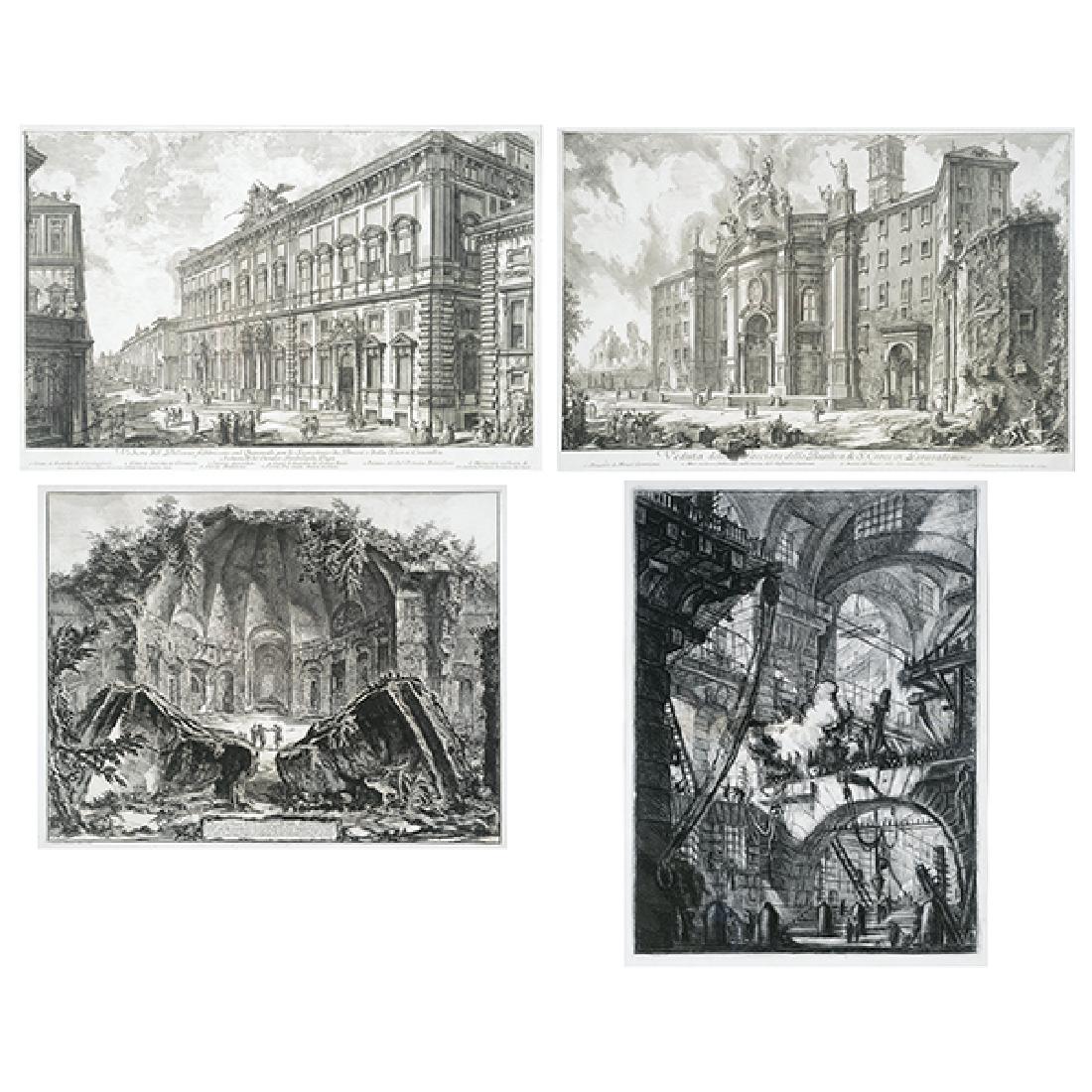 After Giovanni Piranesi ten unframed "Ancient Roman (1 of 10)