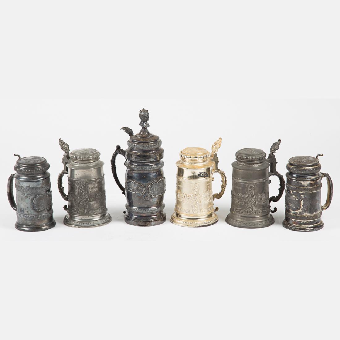 A Miscellaneous Collection of Six Gilt and Silver (1 of 10)