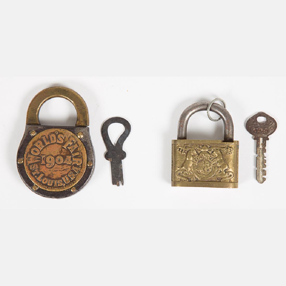 An Iron and Brass Eagle Lock & Co. World's Fair 1904 (1 of 7)