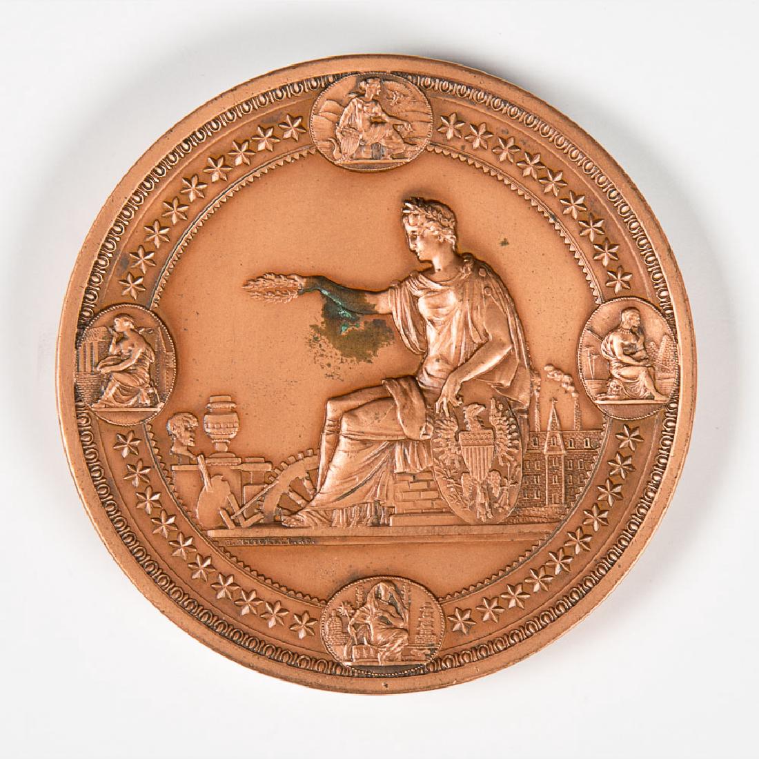 A Copper Medal by H. Mitchell from the Centennial (1 of 3)