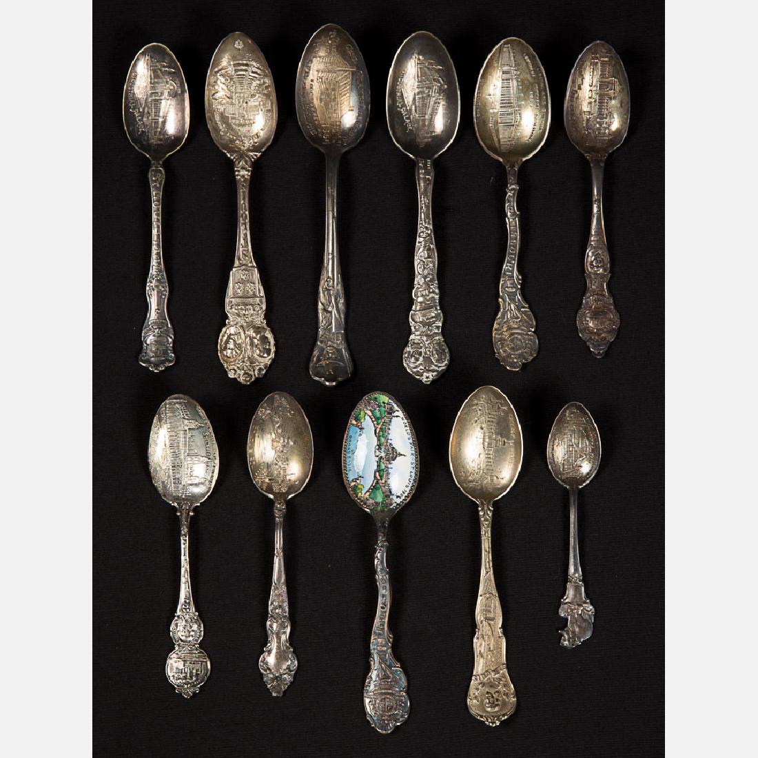 A Miscellaneous Collection of Eleven Sterling Silver (1 of 7)