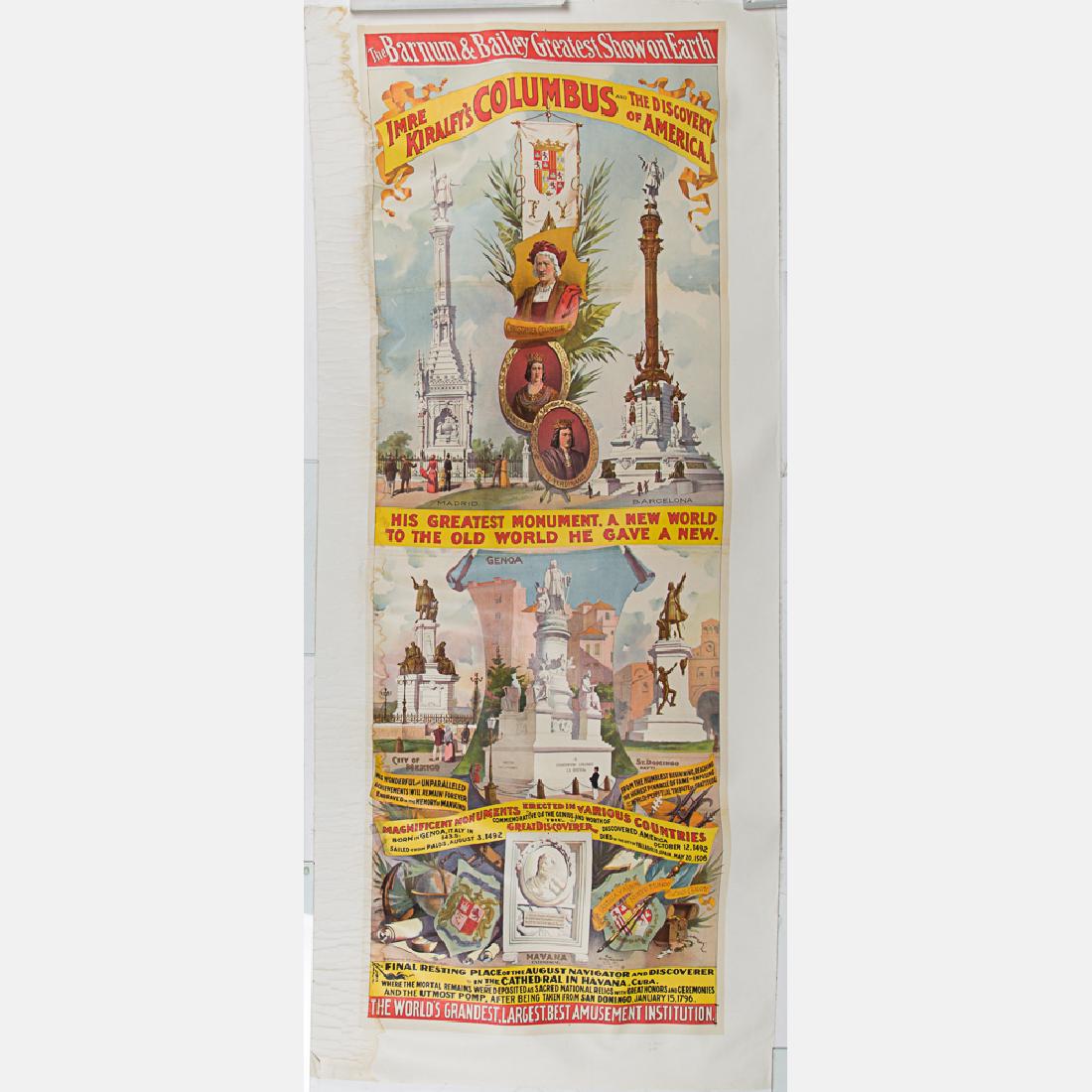 An 1892 World's Fair Columbian Exposition Barnum and (1 of 4)