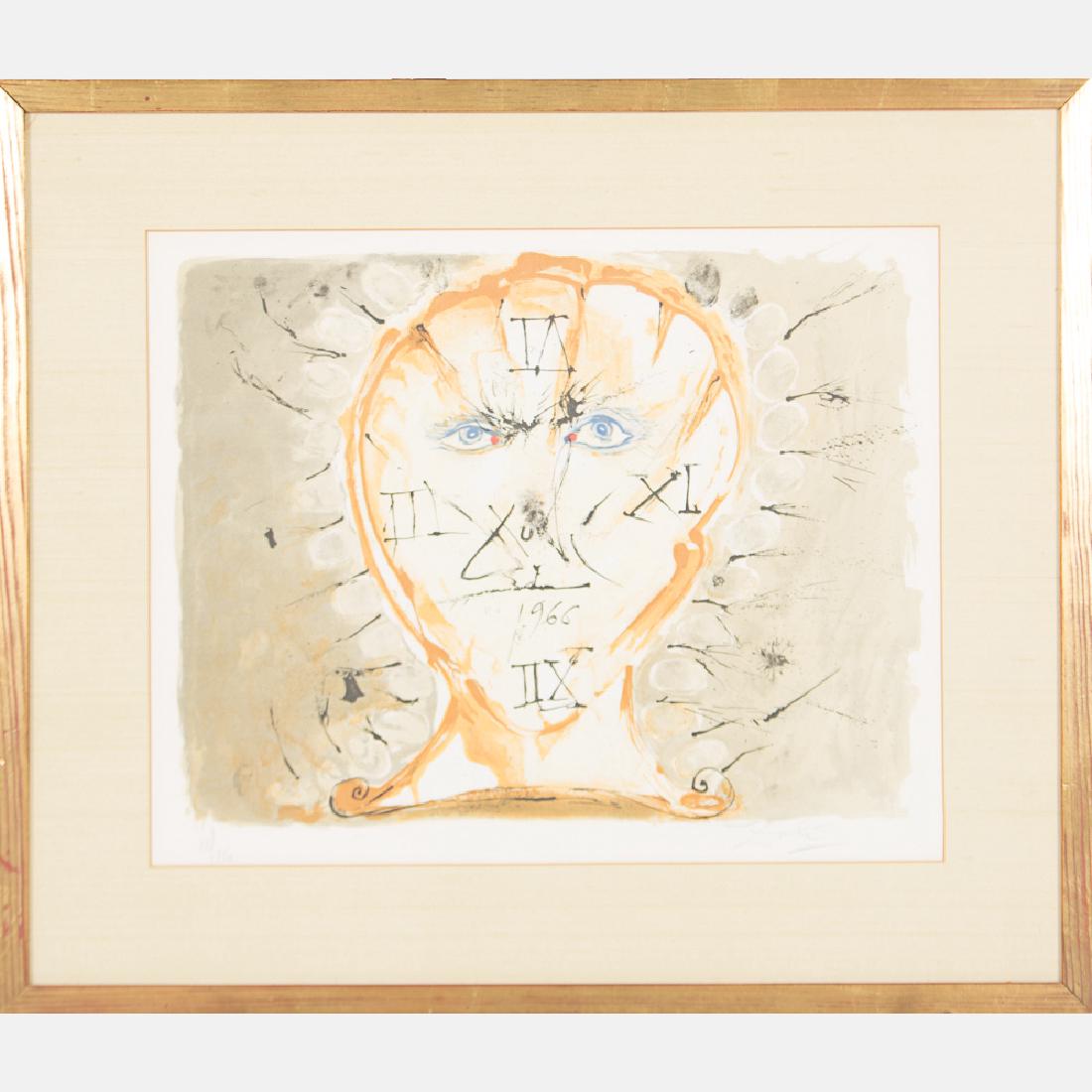 Salvador Dali (1904-1989) Self Portrait Sundial, (1 of 4)