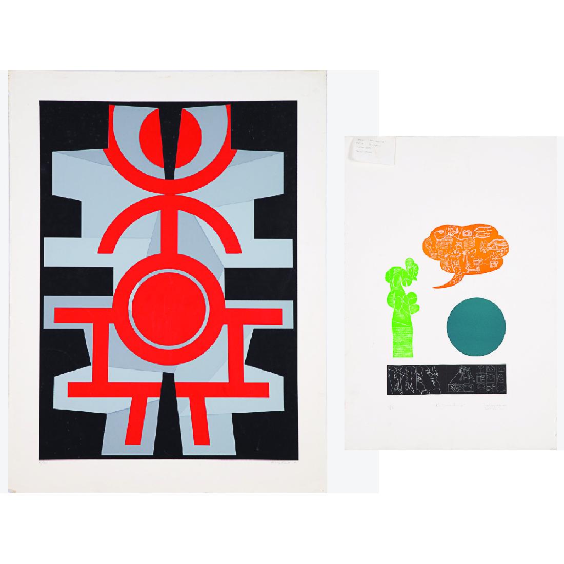 Jimmy Ernst (1920-1984) Untitled, Silkscreen, (1 of 13)