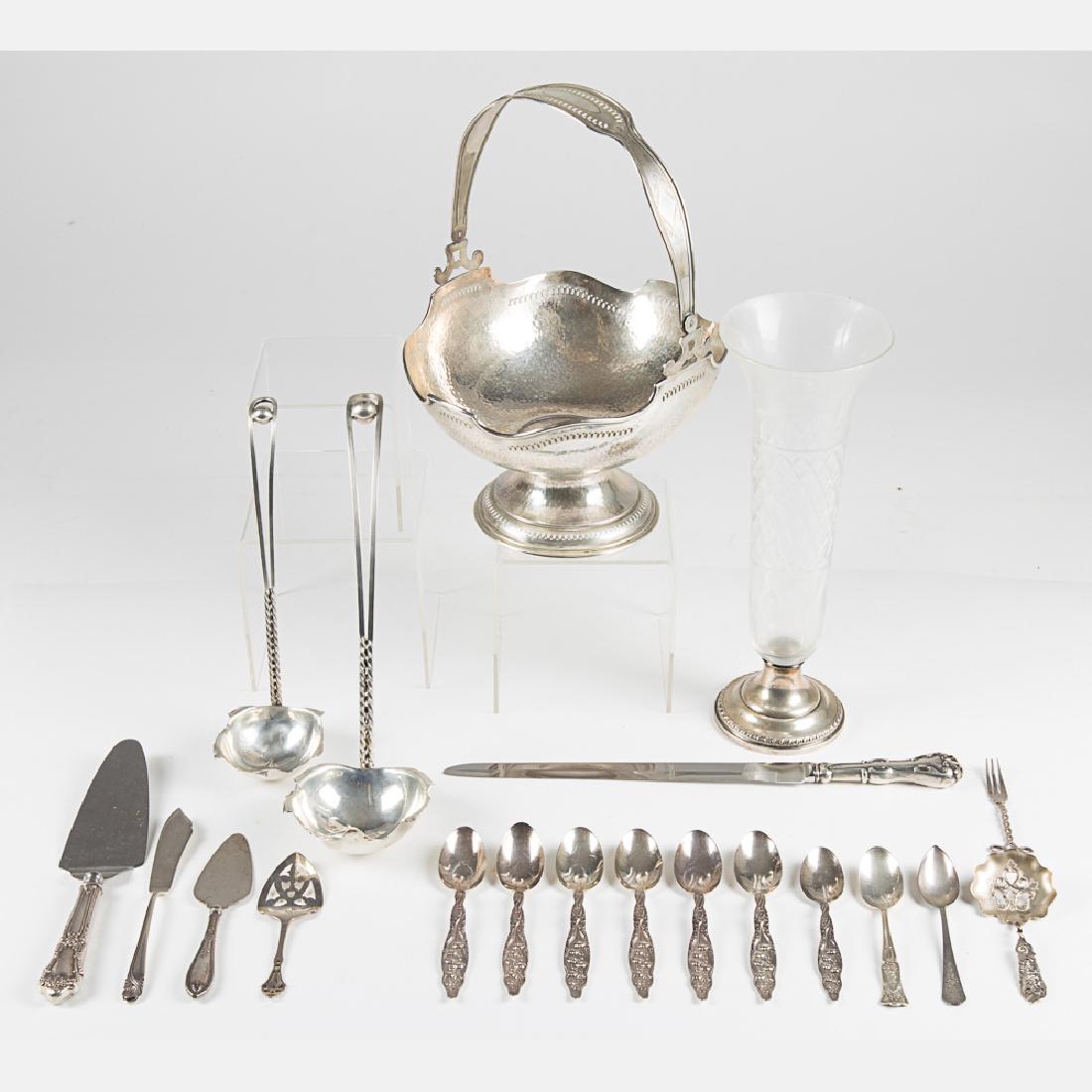 A Miscellaneous Collection of Sterling Silver Flatware, (1 of 8)