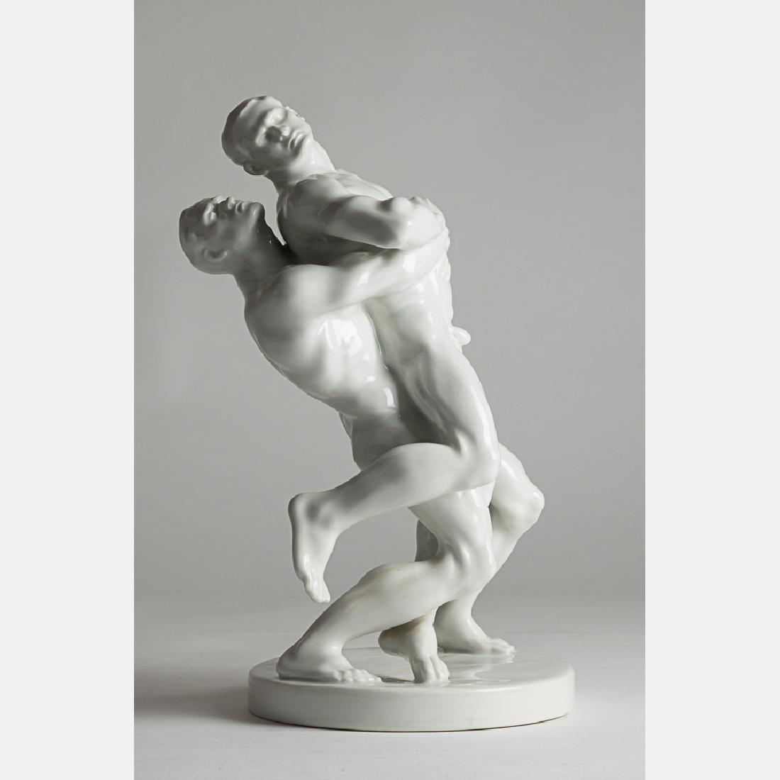 A Bela Pan Kotai Farkas for Herend Olympic Figural (1 of 9)