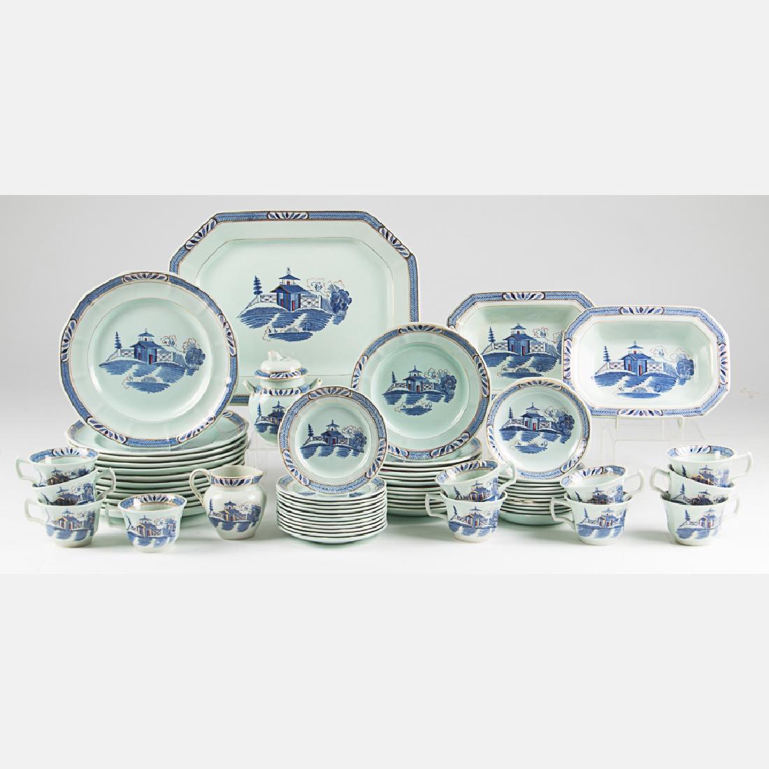 A Partial Adams Old Free Hand Porcelain Dinner Service, (1 of 11)