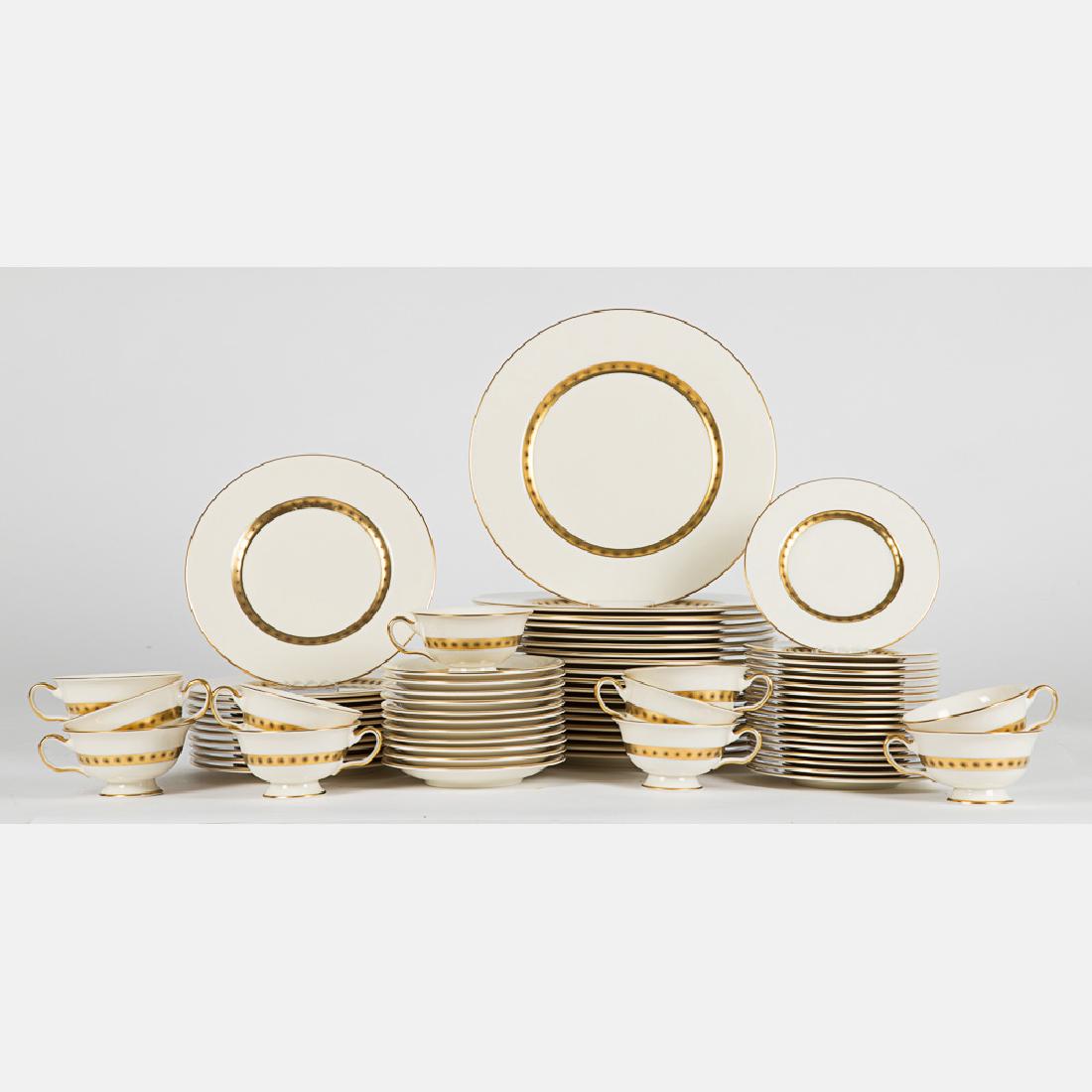 A Partial Castleton Porcelain Dinner Service in the (1 of 4)