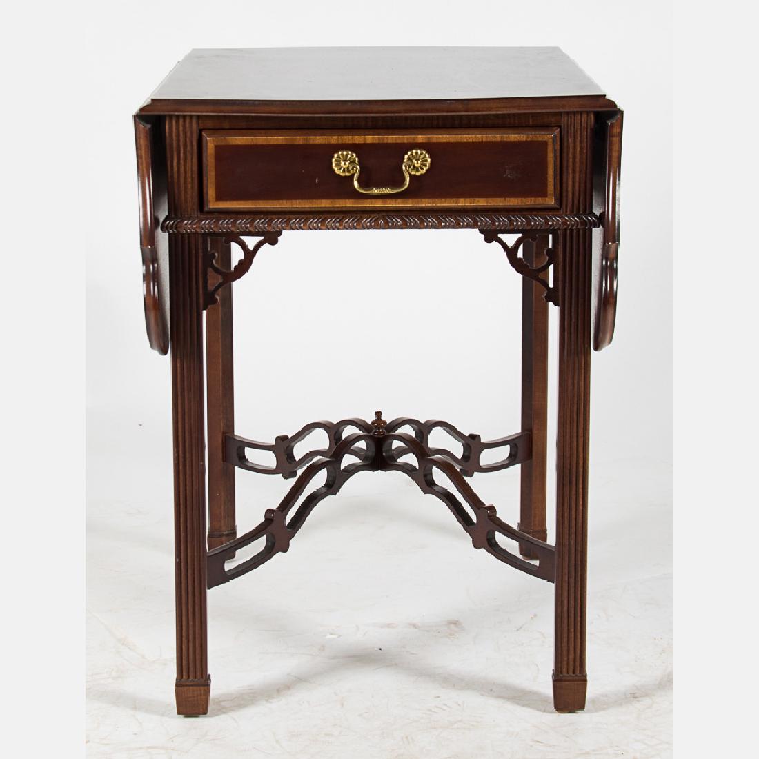 A Chippendale Style Mahogany Pembroke Table with Single (1 of 4)