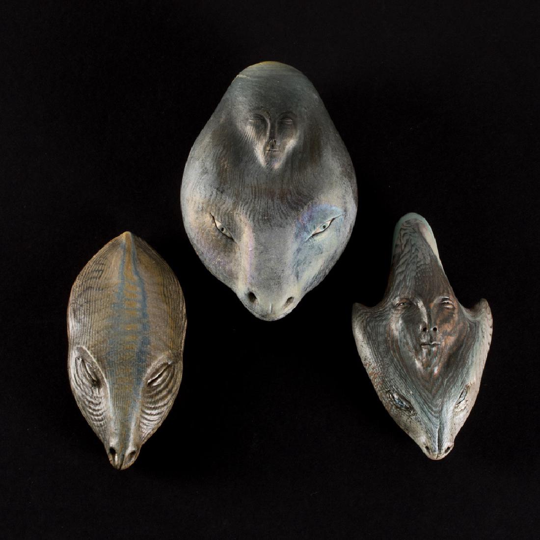 Gary Spinosa (b. 1947) Three Untitled Works, Ceramic (1 of 7)