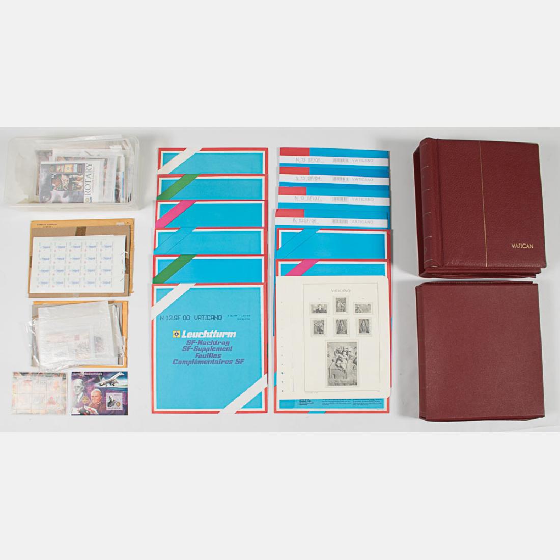 A Collection of Stamp Albums from China, Korea and (1 of 12)