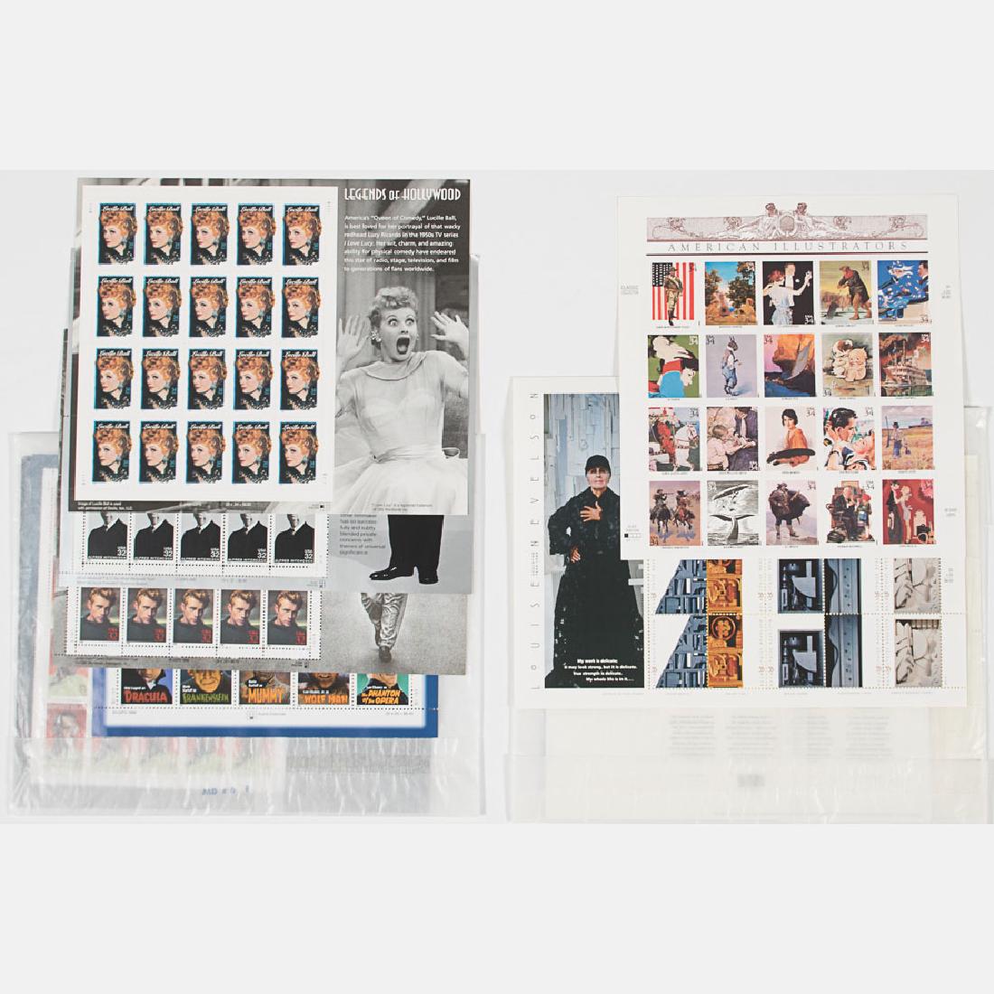 A Collection of US Postage Commemorative Stamp Sheets (1 of 3)