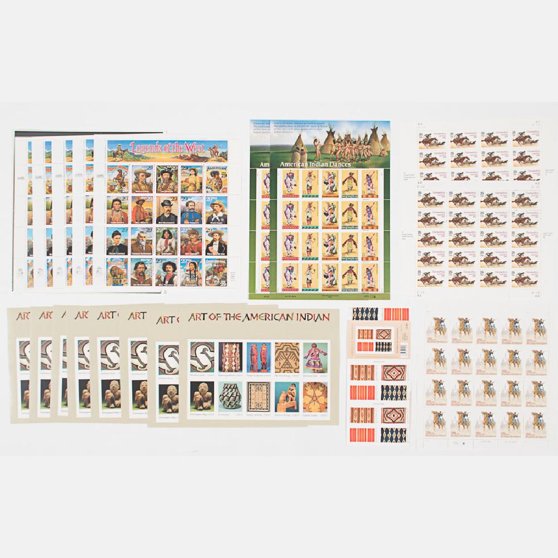 A Collection of US Postage Commemorative Stamp Sheets (1 of 4)