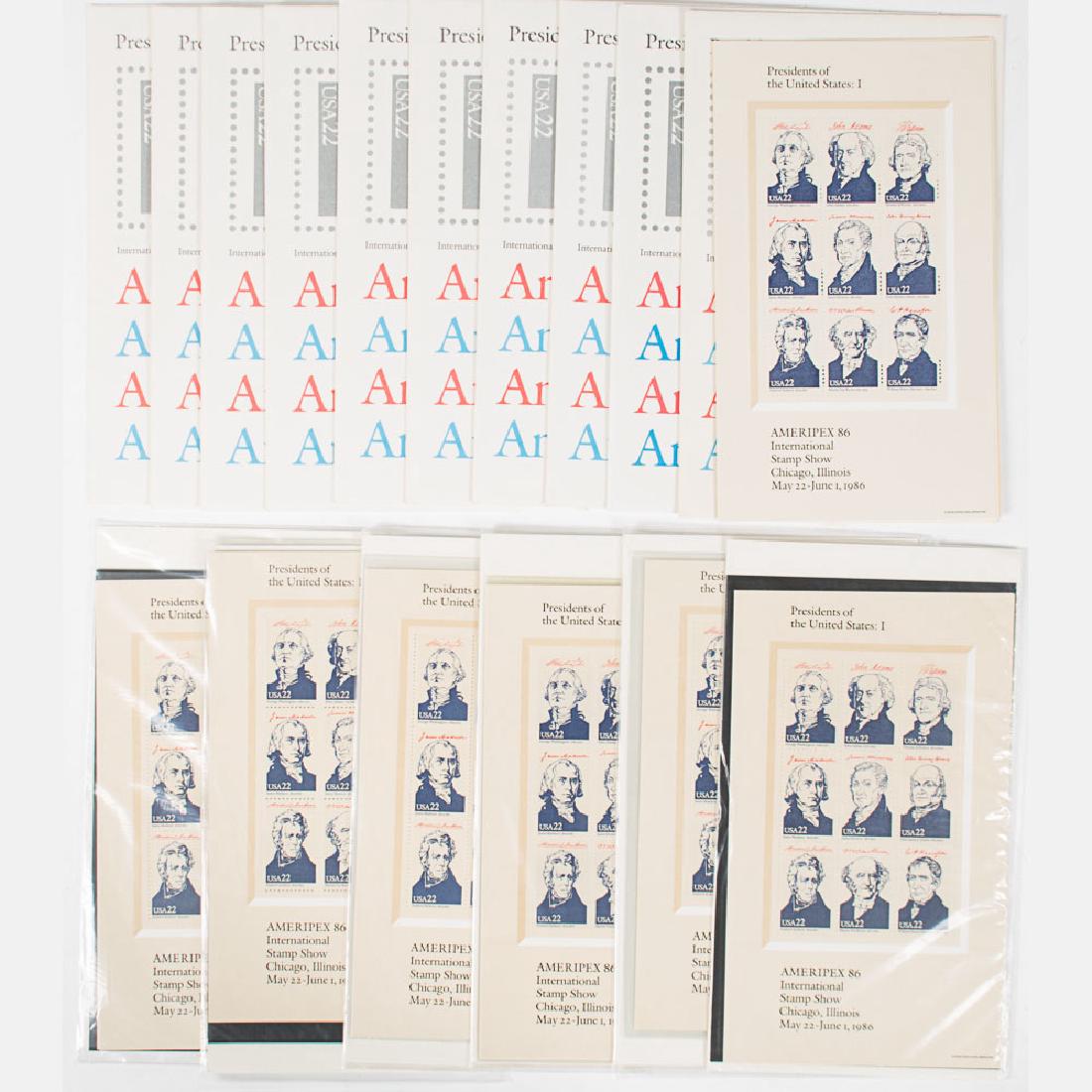 A Group of Fifteen Sets of Souvenir Stamp Sheets from (1 of 3)