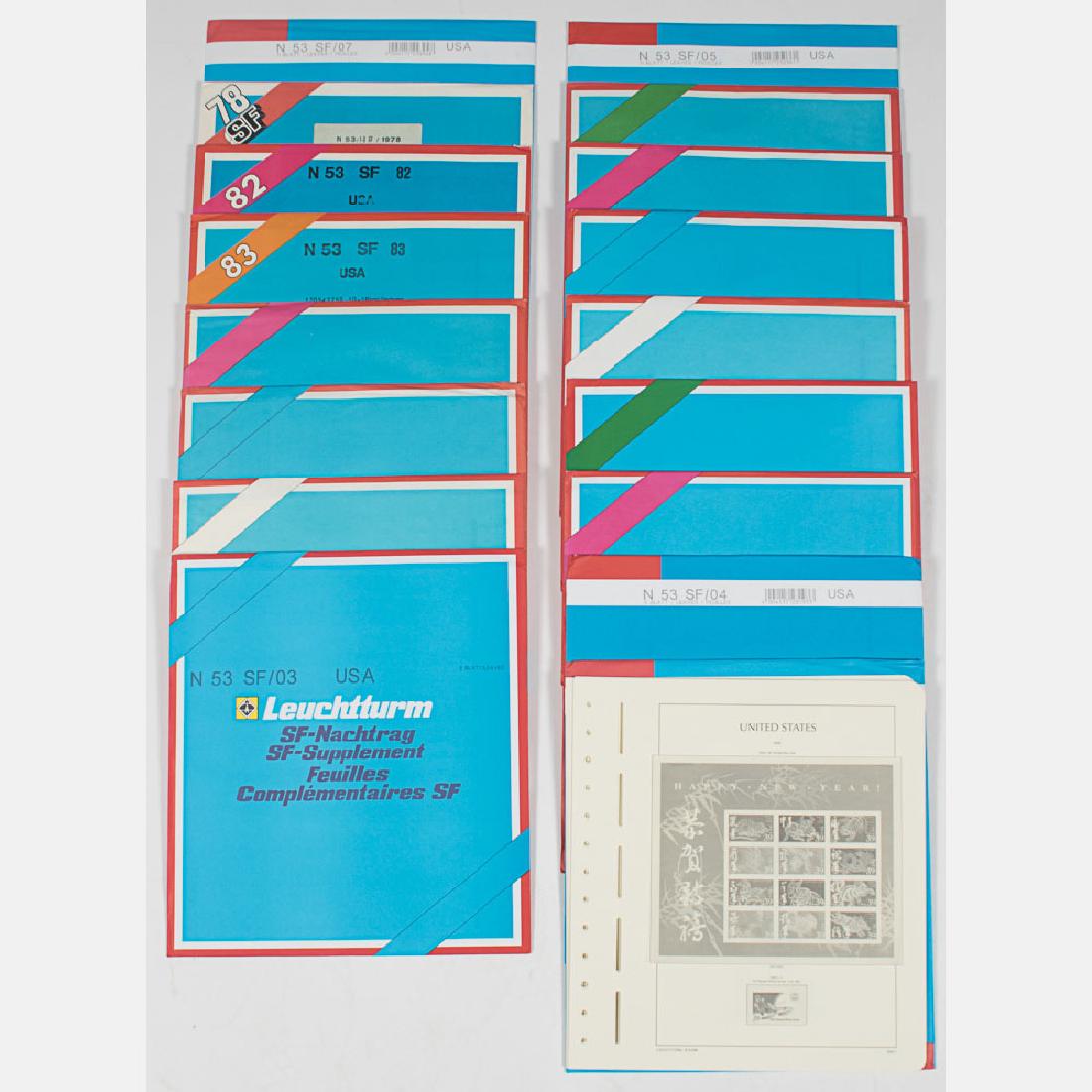 An Assortment of US Light House, Hingless Album Pages, (1 of 3)