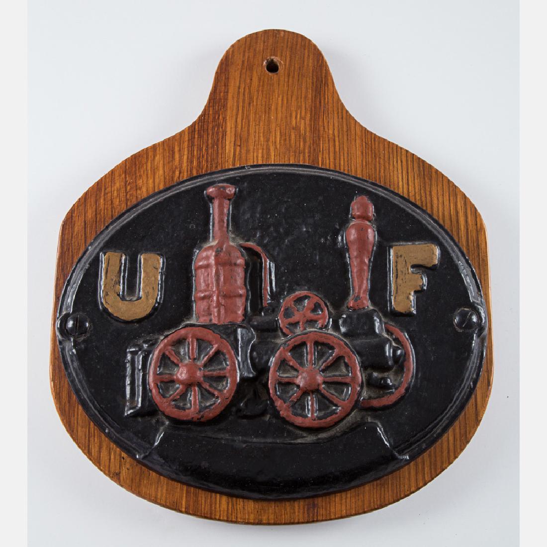ビンテージ 鋳鉄&真鍮製 United Fireman Insurance Co ビンテージ 鋳鉄&真鍮製 United Fireman Insurance Co