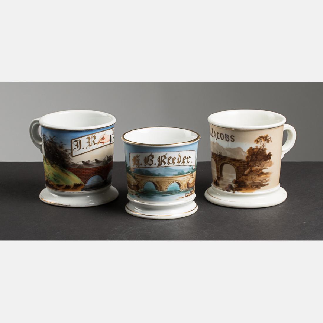 A Group of Three American Porcelain Occupational (1 of 5)