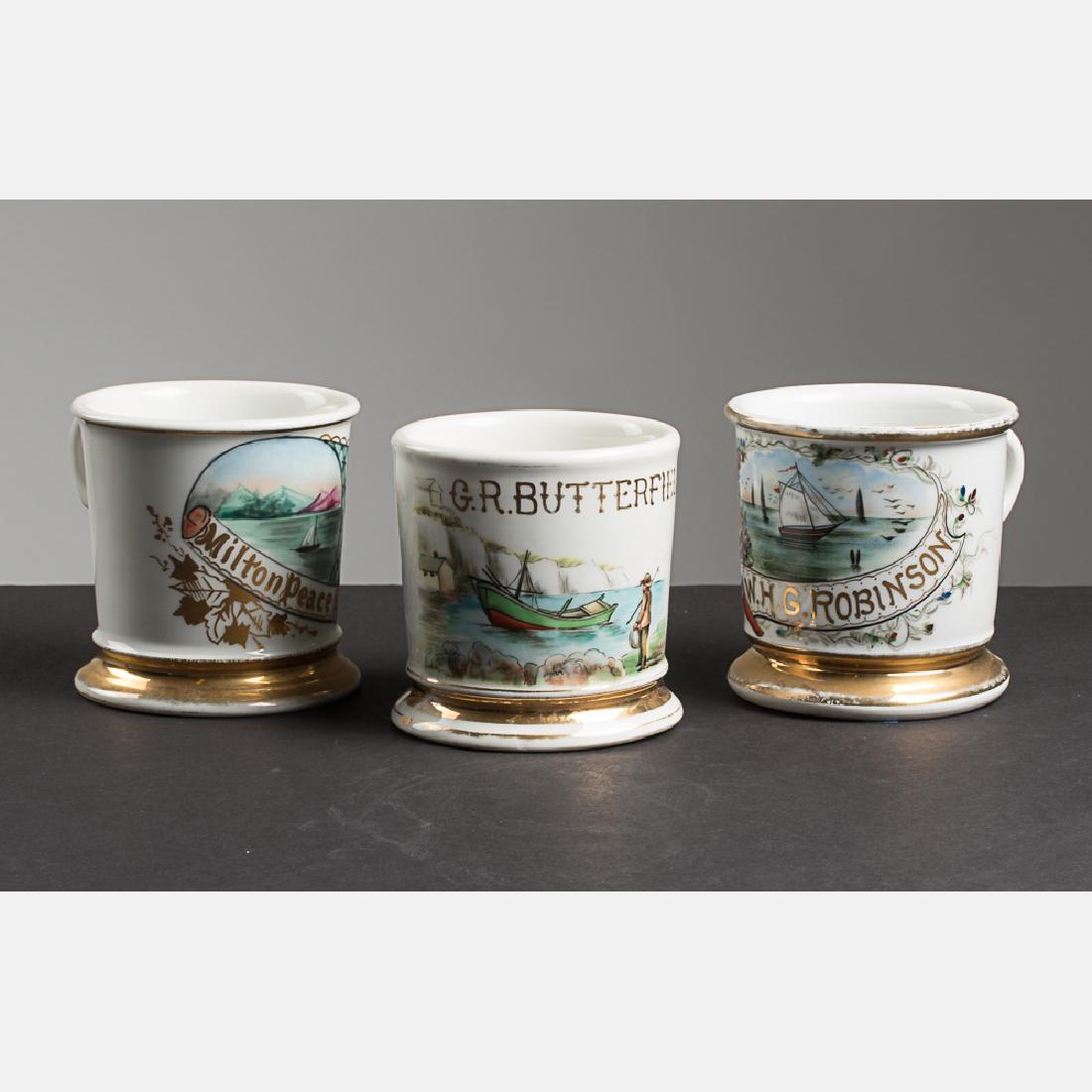 A Group of Three American Porcelain Occupational (1 of 6)