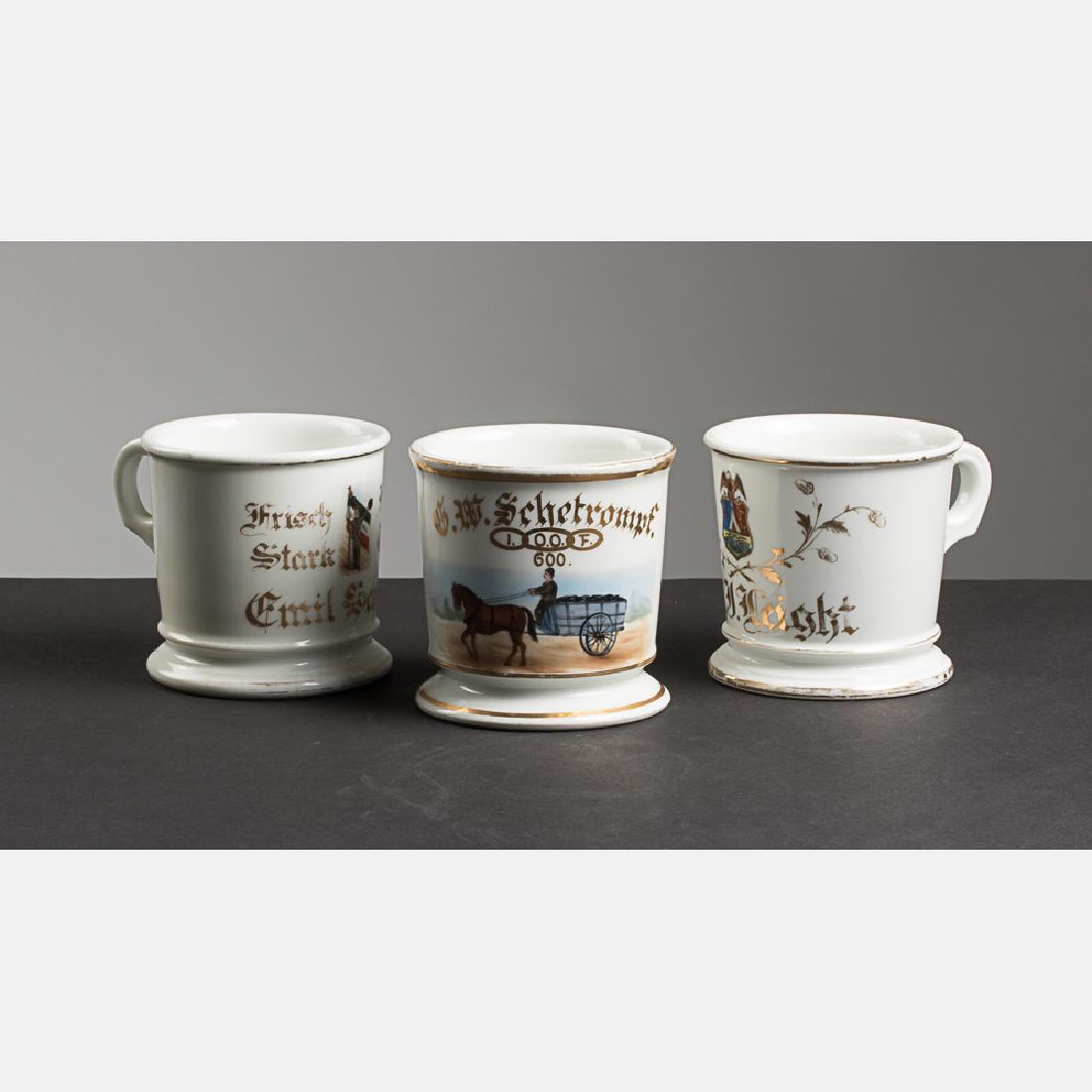 A Group of Three American Porcelain Occupational (1 of 5)