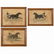 A Group of Three Framed Currier and Ives Horse and