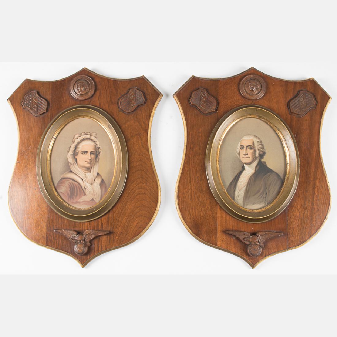 Two Oak Shield Form Frames from the Centennial (1 of 4)