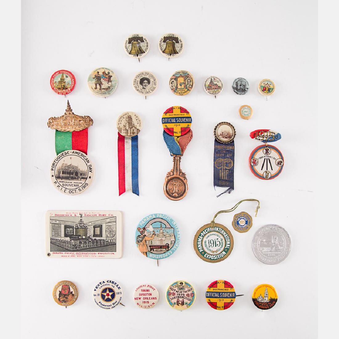 A Miscellaneous Collection of Souvenir Buttons, a (1 of 5)